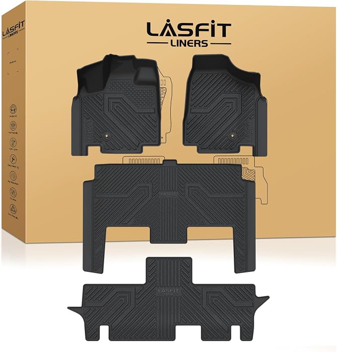 LASFIT Floor Mats Fit for Chrysler Town & Country 2008-2016/Dodge Grand Caravan by LASFIT