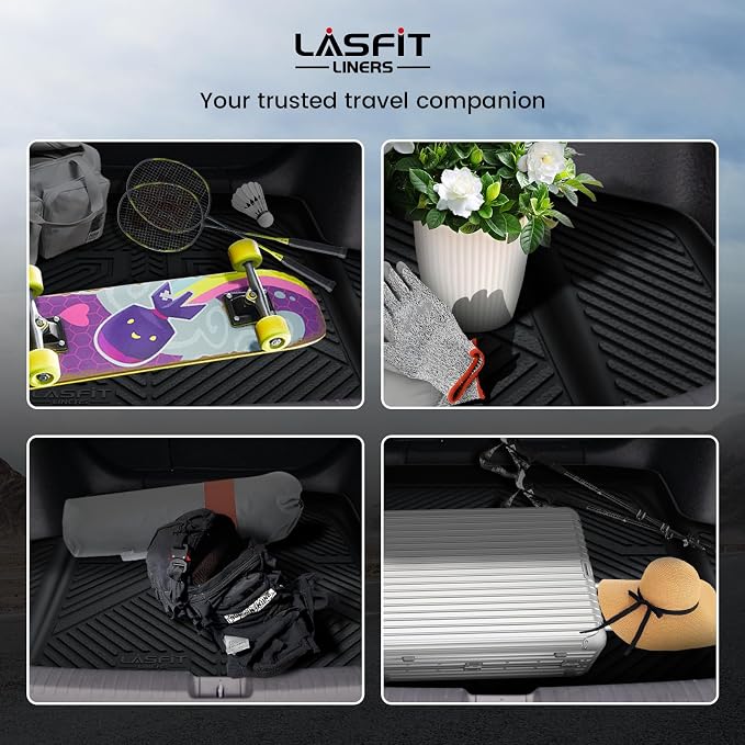 LASFIT Trunk Mat for Honda Accord Seden 2018 2019 2020 2021 2022 2023 2024 2025 - Image 7