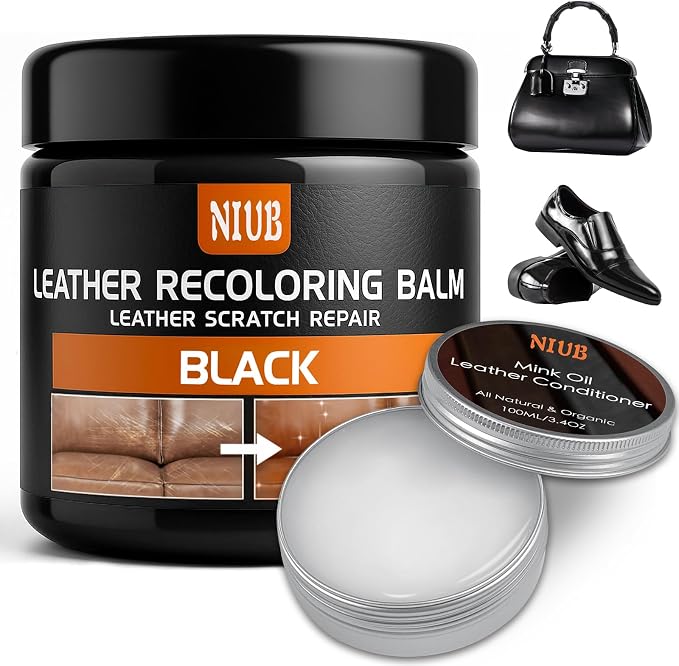 Leather Recoloring Balm Leather Color Restorer Scratch Repair Leather Paint by NIUB
