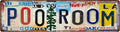 POO ROOM Vintage Metal Tin Street Sign Bar Cafe Garage Cave Home Room Wall by Unknown