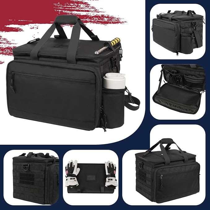 Patrol Bag Law Enforcement, Police Gear Car Front Seat Vehicle Organizer Bags - Image 4
