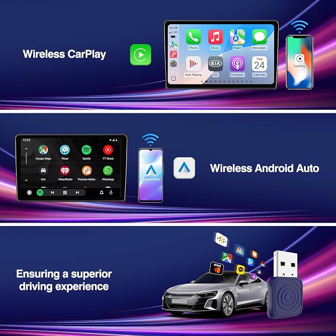 CarlinKit MiNi Ultra Wireless CarPlay & Android Auto Adapter - Image 4