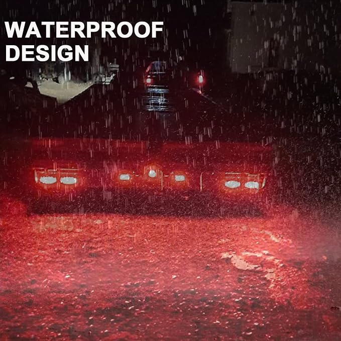 6 Inch Oval LED Trailer Tail Lights 10 LED - Image 6
