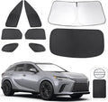 TINGLU Window Shades for Lexus RX 2023 2024 2025 Accessories Car Side Full by TINGLU