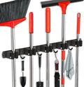 Mop and Broom Holder Wall Mount, Upgraded Broom Hanger Wall Mount, Stainless by FODARSAI