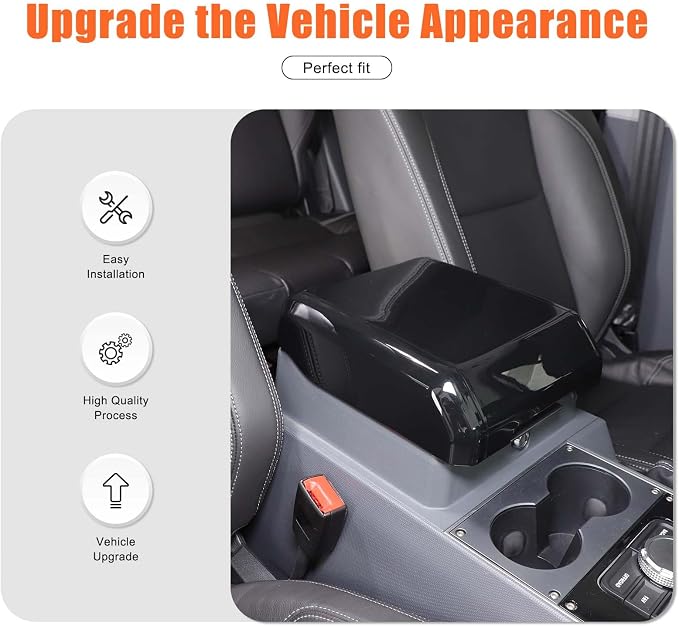 Armrest Box Cover Center Console Pad Compatible - Image 4