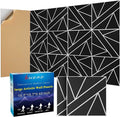 8 Pack 2-Layer Large Soundproof Wall Panels, 15.7 x 15.7 x 0.43 in Sound Proof by Staytunedforournewproduct