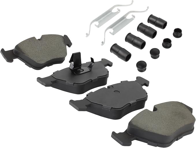 Premium Semi-Metallic Front Brake Pads Compatible - Image 2