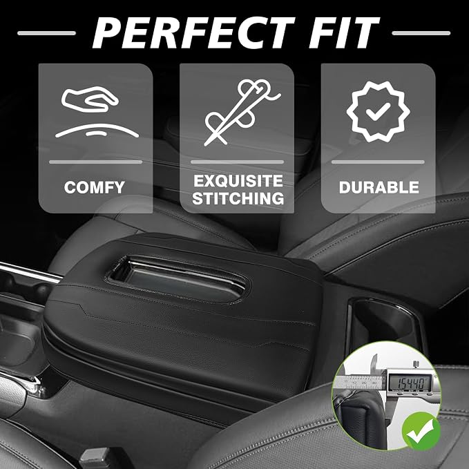 Muslogy Center Console Armrest Cover Compatible - Image 6