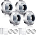 Blulu Concave Wall Door Stopper Door Bumper Stainless Steel Wall Protector by Blulu