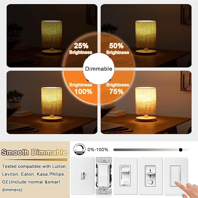 Leools Vintage LED Spiral Filament Bulb G25/G80 Dimmable Flick-Free 6W CRI95 - Image 9