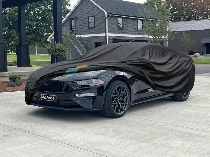 Car Cover for Ford Mustang Coupe/Convertible Fit 1964-2024 Mustang GT Cobra - Image 5