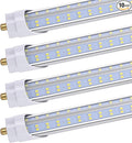 (Pack of 10 8 Foot LED Bulbs, 150W 18800lm 6000K, Super Bright, T8 T10 T12 LED by FTUBET