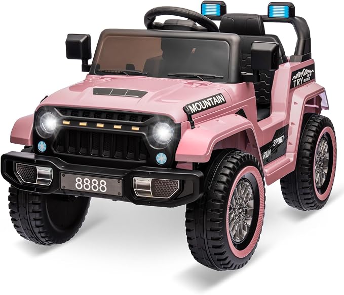 12V Kids Ride on Truck Car, 4 Wheeler Electric Vehicles by HetoyRideon