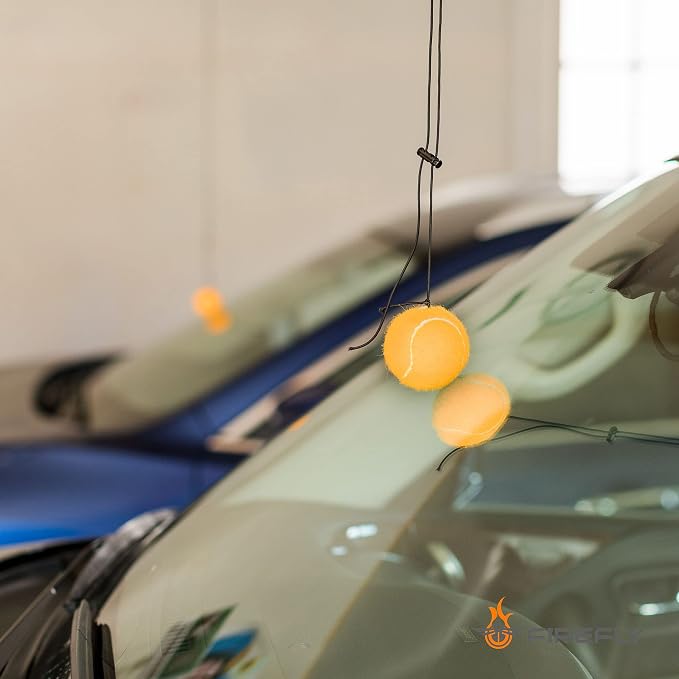 2-Pack Garage Parking Aid Tennis Ball on a String - Image 3