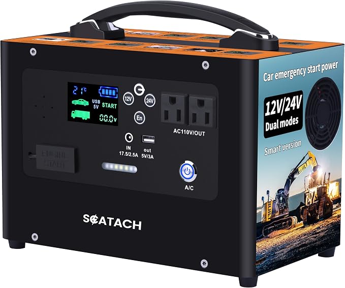 Scatach 10000A Jump Starter, 24V 400W Inverter Battery Jumper Starter Power by Scatach