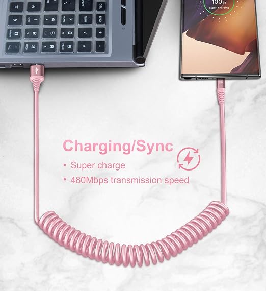 USB A to C Cable Fast Charging 3FT - Image 4