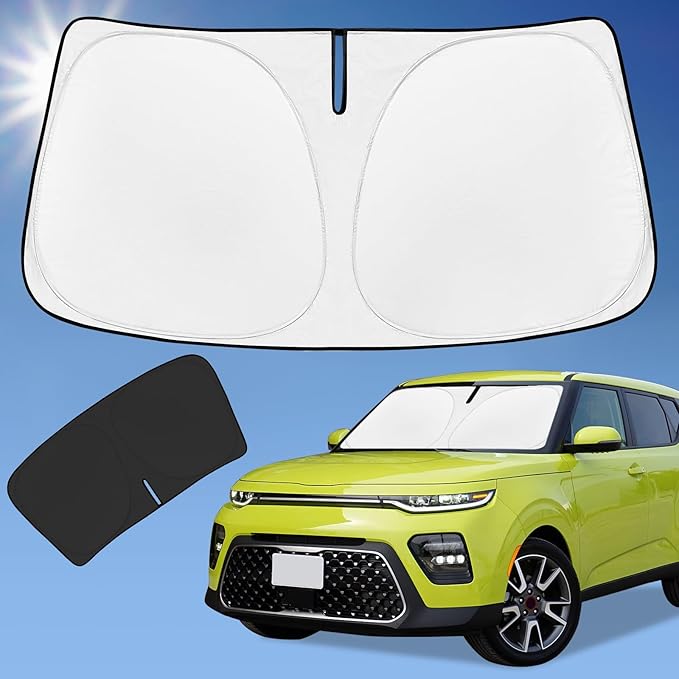 Sun Shade Sunshade for 2025 Kia Soul Windshield Cover, 4-Layer Front Window by ZOIBVCARSUNSHADE