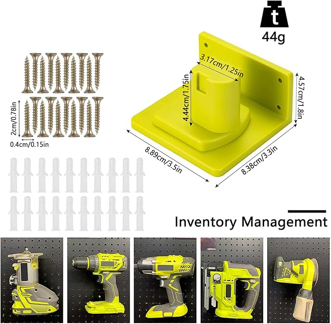5Pcs Tool Mount Holder Plastic Electric Tool Battery Dock Compatible - Image 2