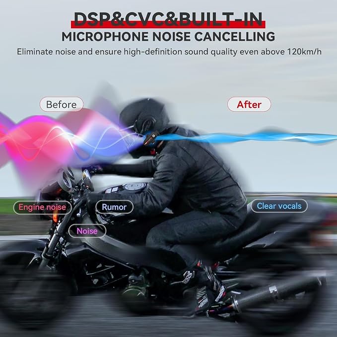 Motorcycle Bluetooth Headset V5.2 - Image 6