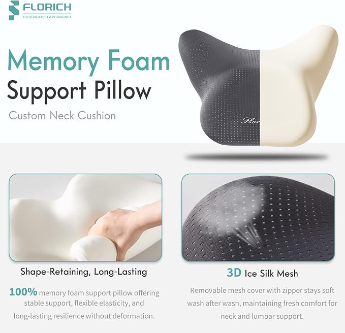 FLORICH Car Seat Cushion and Lumbar Support Pillow - Image 7