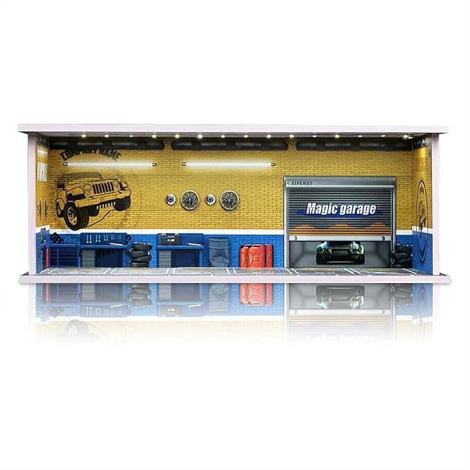 Display Case for Hot Wheels: Stackable Parking Garage for 1/64 Scale Matchbox by Saichotoy