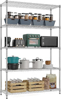 MZG 1750 lbs 5 Tier Storage Rack Metal Wire Shelving Unit, Storage Standing by MEIGAOPLASTICANDMETALHKCOLIMITED