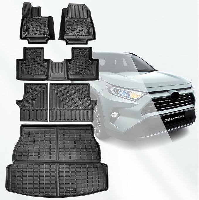 Vanseno Floor Mat & Cargo Liner & Backrest Mat Compatible by Vanseno