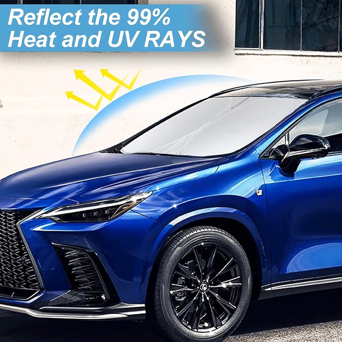 Custom Fit NX NX250 Windshield Sunshade - Image 2