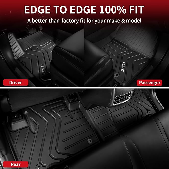 LASFIT Floor Mats Fit for Lexus NX NX200t NX300 NX300h 2021-2015 All Weather - Image 5