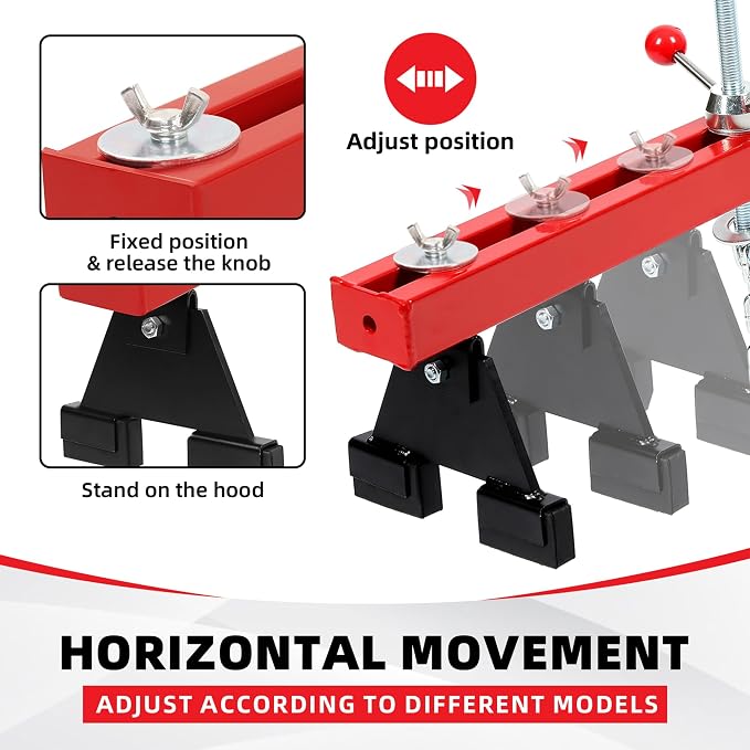 KUAFU Engine Support Bar 1100lbs Capacity Motor Transverse Bar - Image 5