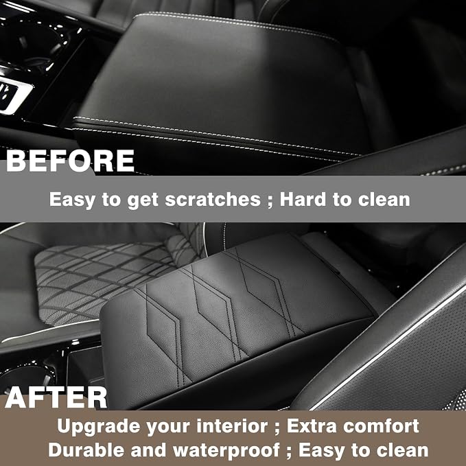 Muslogy for 2024 2025 Atlas & Cross Sport Center Console Pad Armrest Cover - Image 3