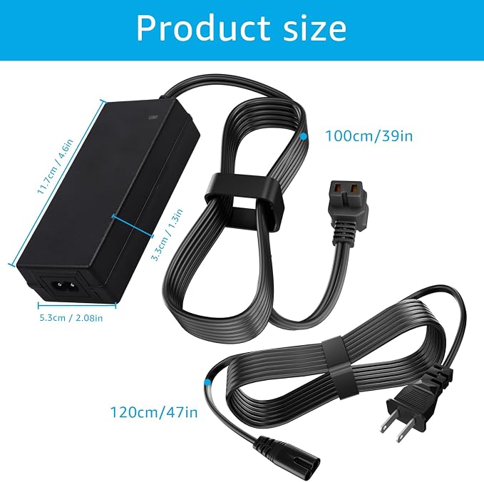 Car Refrigerator Power Adapter.AC/DC AC Power Cord Suitable - Image 2