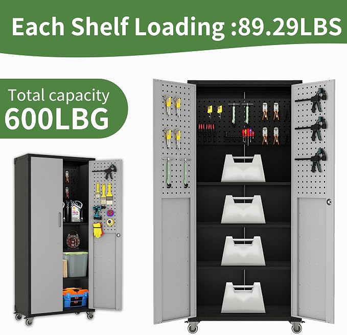 Metal Garage Storage Cabinet - Image 5