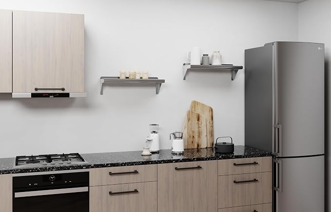 AmGood 24" Long X 8" Deep Stainless Steel Wall Shelf | NSF Certified | - Image 7