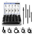 150pcs Wire Loom Clips Car Automotive Harness Routing Clips Assortment Kits by Joonzoie