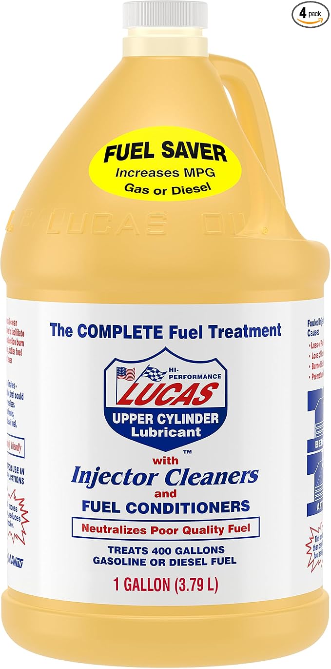 Lucas Oil Fuel Additive, Upper Cylinder Lube, System Cleaner, 1 gal Jug by LucasOil