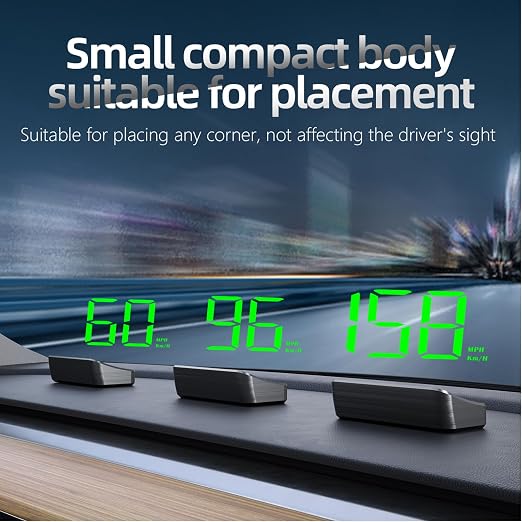 Head Up Display M2, HUD Projection Display Speed, Compact Body, Large Font - Image 6