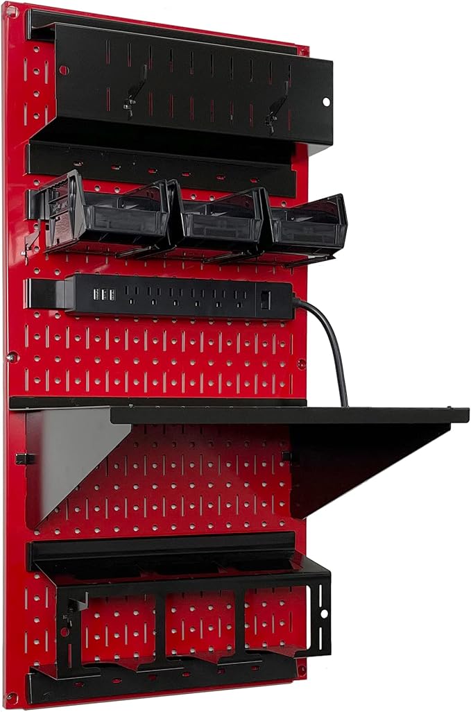 Wall Control Power Tool Storage Organizer Kit Cordless Drill Holder Charging - Image 2