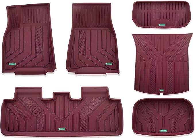YHTAUTO Custom Fit Red Car Floor Mats by YHTAUTO