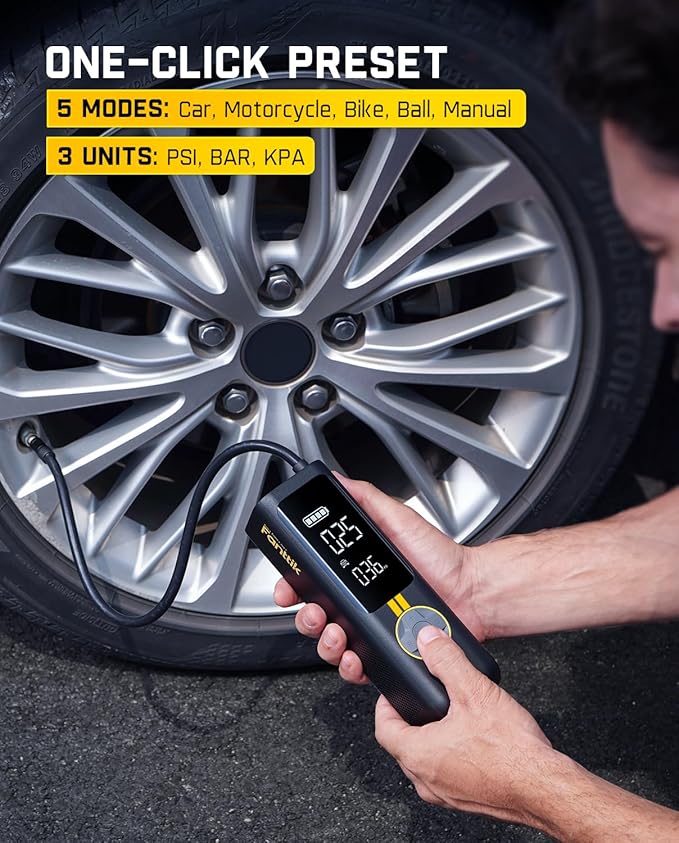 Fanttik X8 APEX Tire Inflator Portable Air Compressor, 1 Min Fast Inflation - Image 6