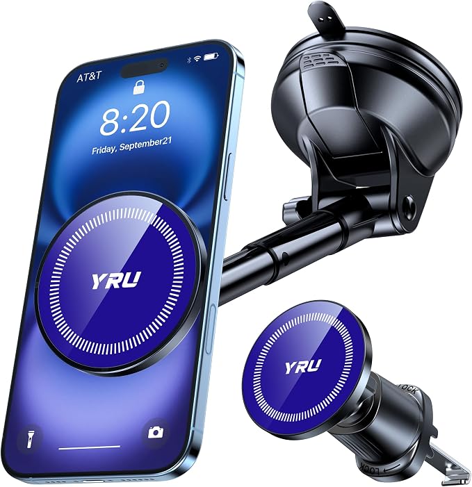 YRU[2025 Upgraded Magnetic Phone Holder by YRU2025ProCarMount