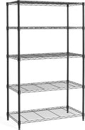 CAPHAUS 3/4/5-Tier Adjustable Height Wire Shelving Unit, Wire Rack Shelving by CAPHAUS