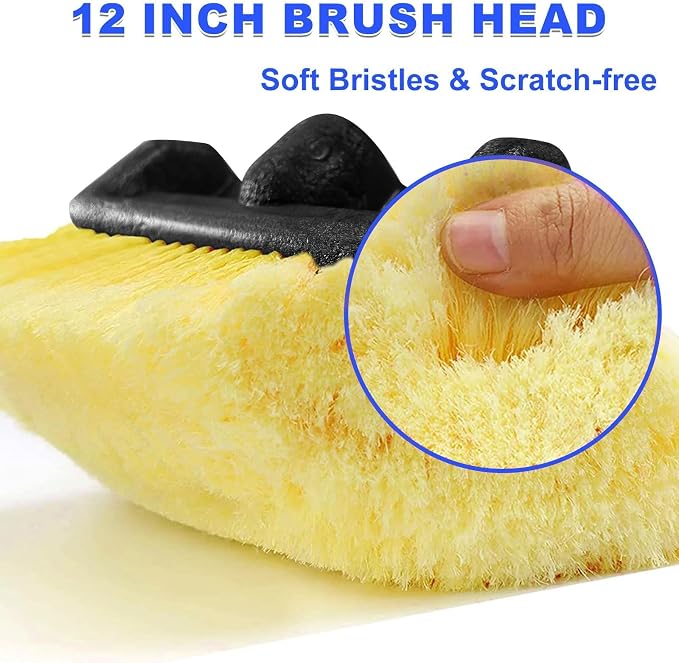 Buyplus Car Wash Brush with 20FT Long Handle, Car Brushes - Image 4