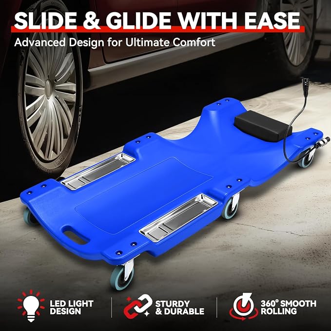 Auto Dynasty 40 Inches Mechanic Creeper, Automotive Garage Repair Low Profile - Image 2