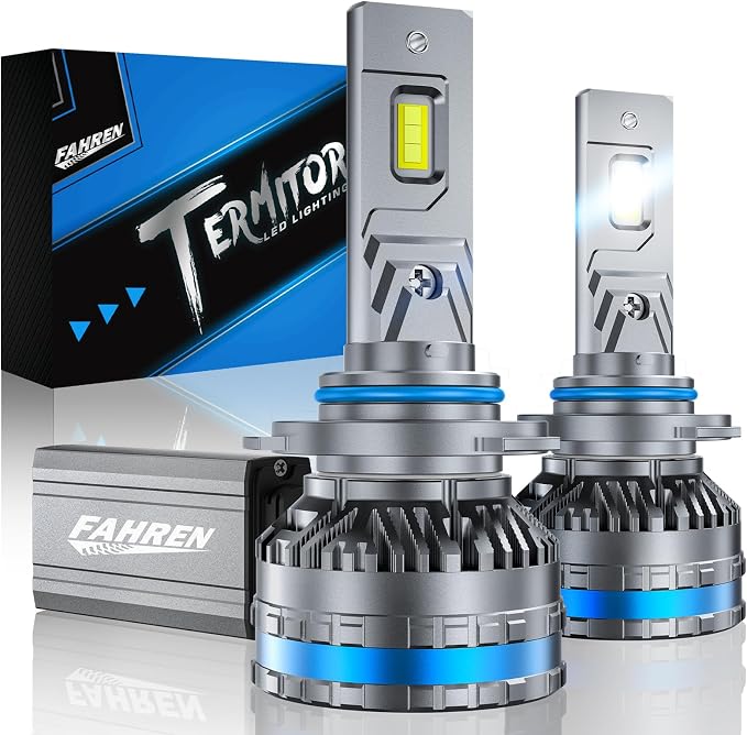 FAHREN 9005/HB3 Lights Bulbs, 120W 55000 Lumens Bright Lighting Bulb, 6500K by Fahren