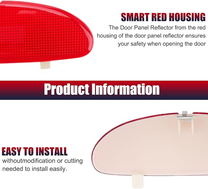 DERI Car Front Inner Door Panel Reflector Plate - Image 5