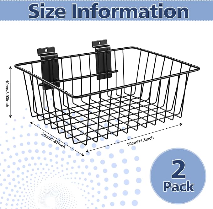 Polmart Heavy Duty Slatwall Basket - Image 2