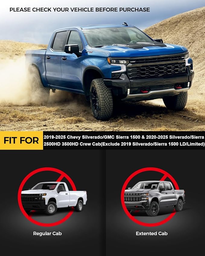 KYX Running Boards & Steps Nerf Bars Fit - Image 2