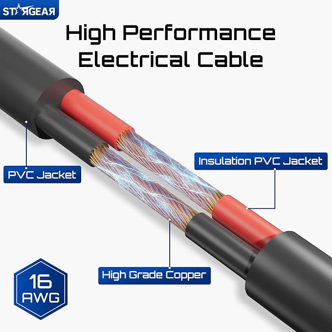 Starlink Mini Cable 32.8FT, 16AWG Replacement Starlink DC Power Cable Starlink - Image 3
